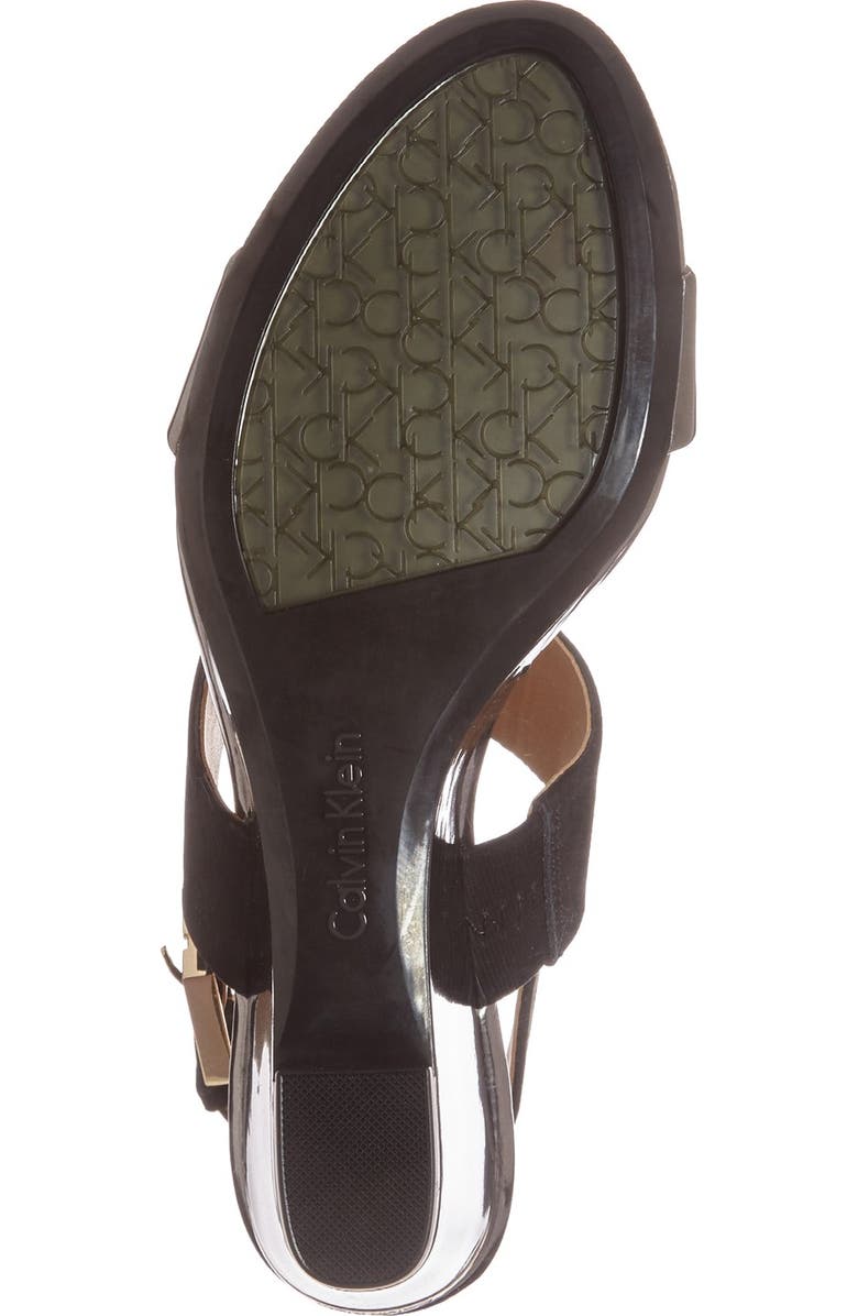 Calvin Klein 'Pearla' Wedge Sandal, Alternate, color,
