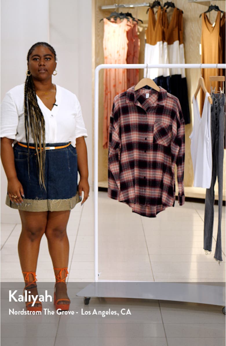 Boyfriend Plaid Shirt, sales video thumbnail