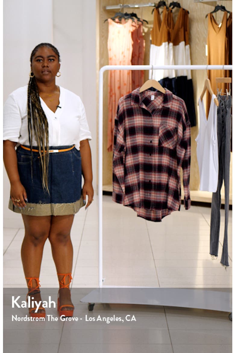 Boyfriend Plaid Shirt video