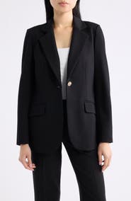 Anne Klein One-Button Blazer