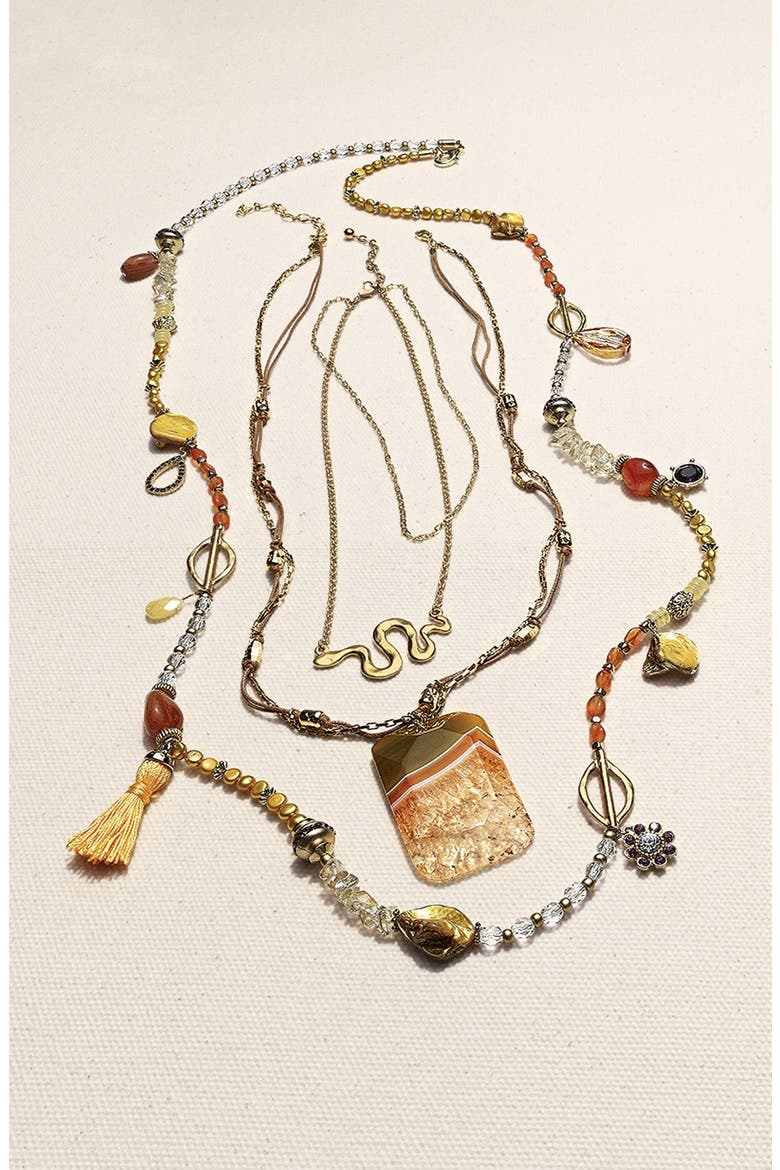 Extra Long Beaded Necklace, Alternate, color, WHITE MULTI/ GOLD