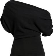 Reformation Iris One-Shoulder Knit Top