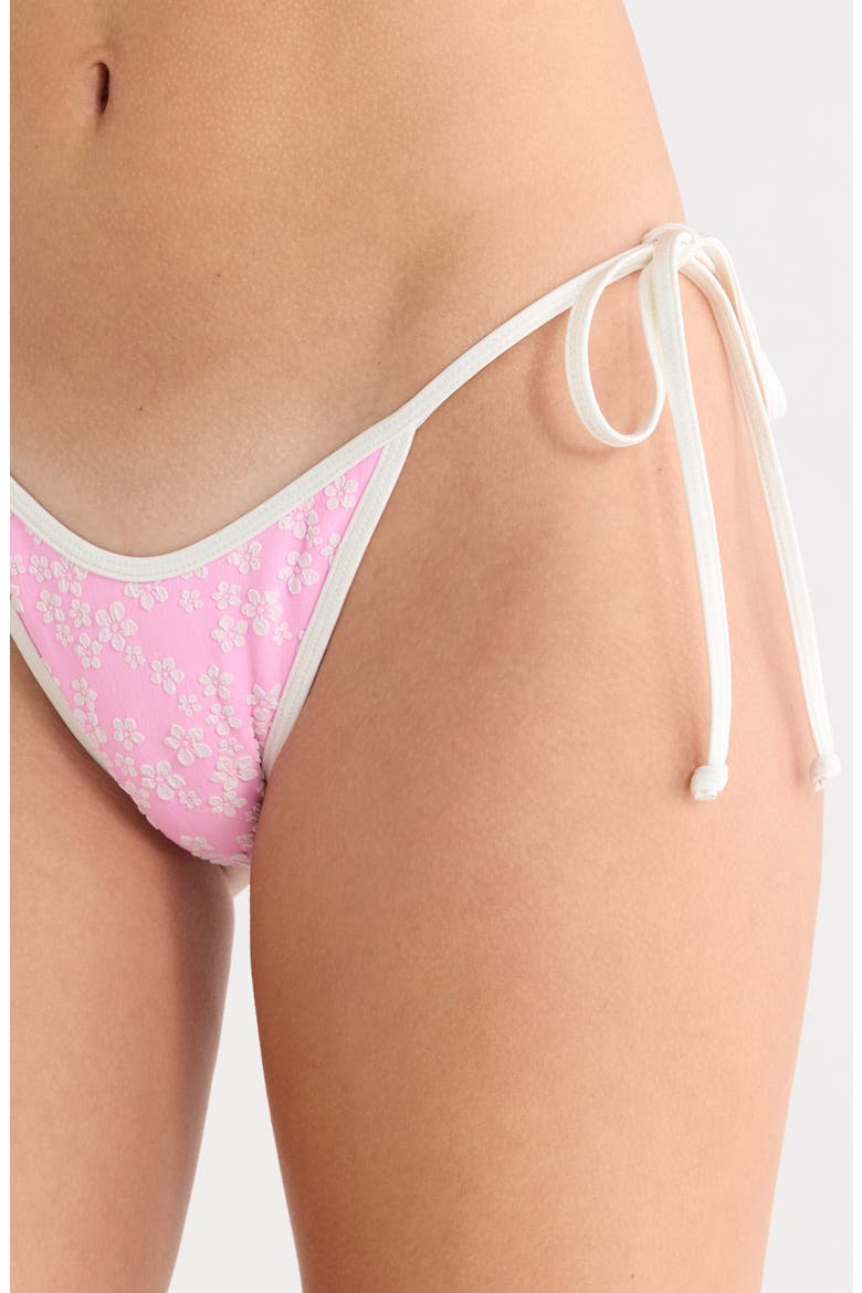 Dipped Side Tie Bikini Bottoms, Alternate, color, SUGAR SPRINKLE