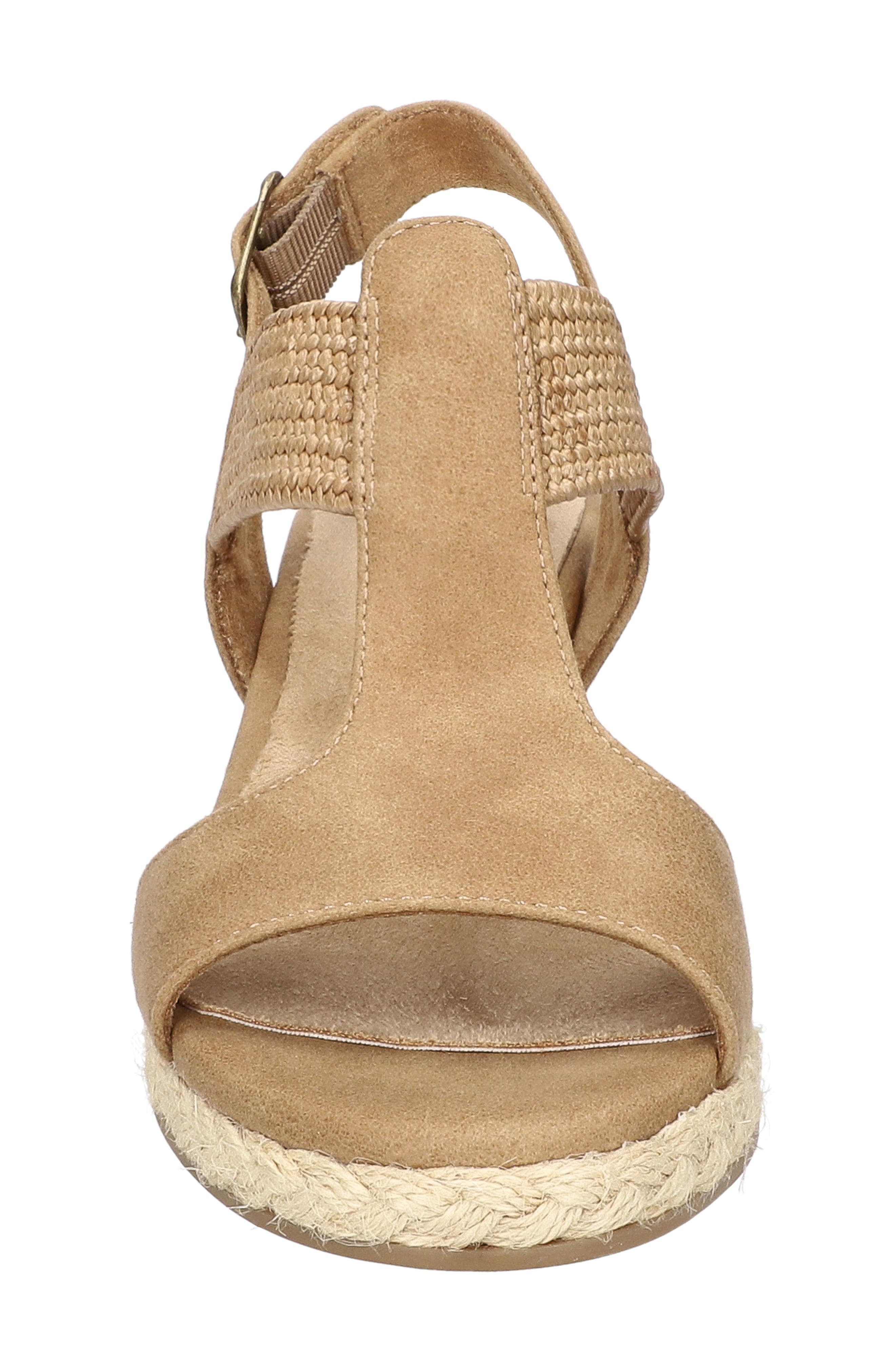 Zayla Wedge Sandal, Alternate, color, NATURAL