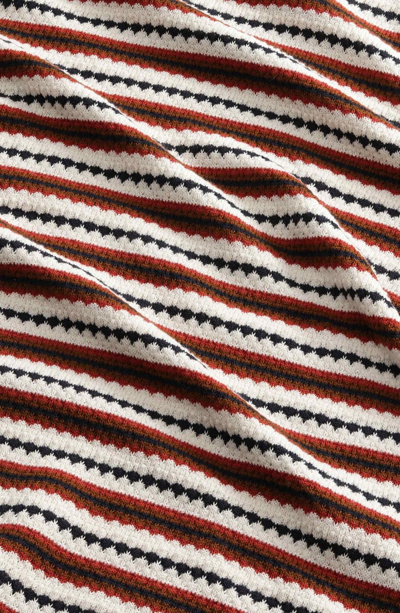 NN07 Bari 6686 Short Sleeve Organic Cotton Sweater, Alternate, color, Ivory Multi
