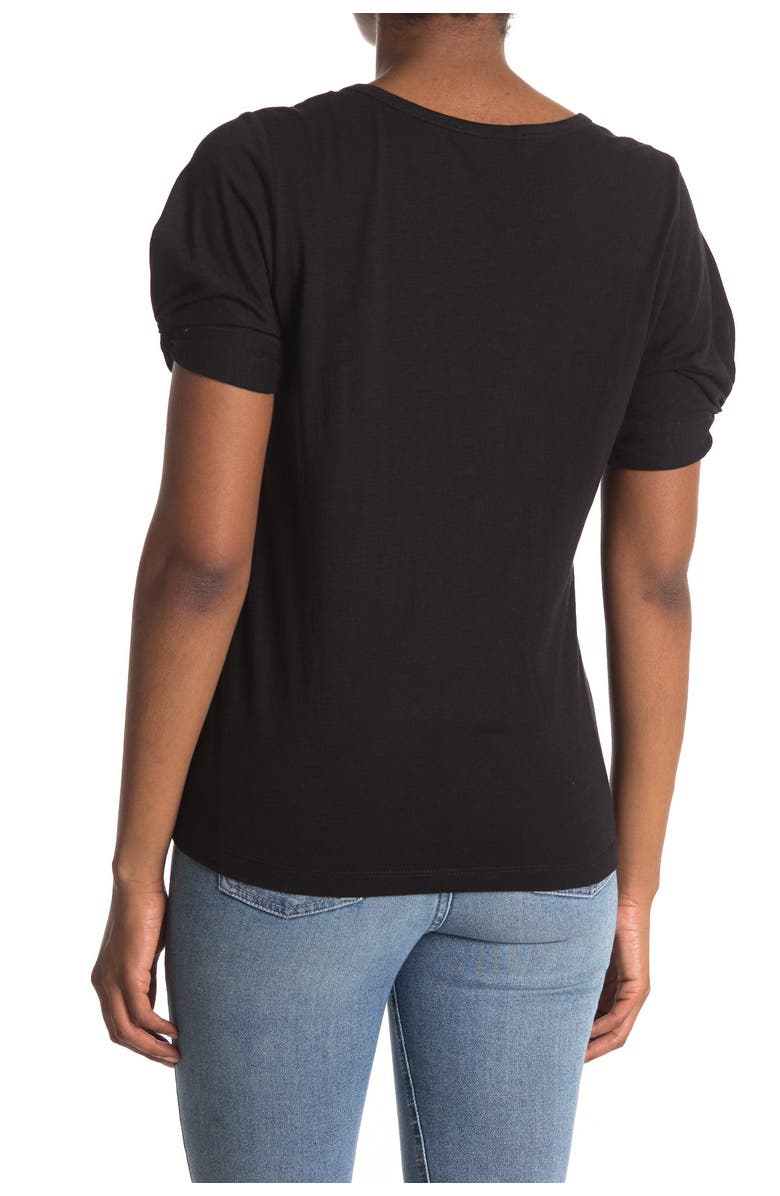 Sanctuary Twist Sleeve Puff Tee, Alternate, color,