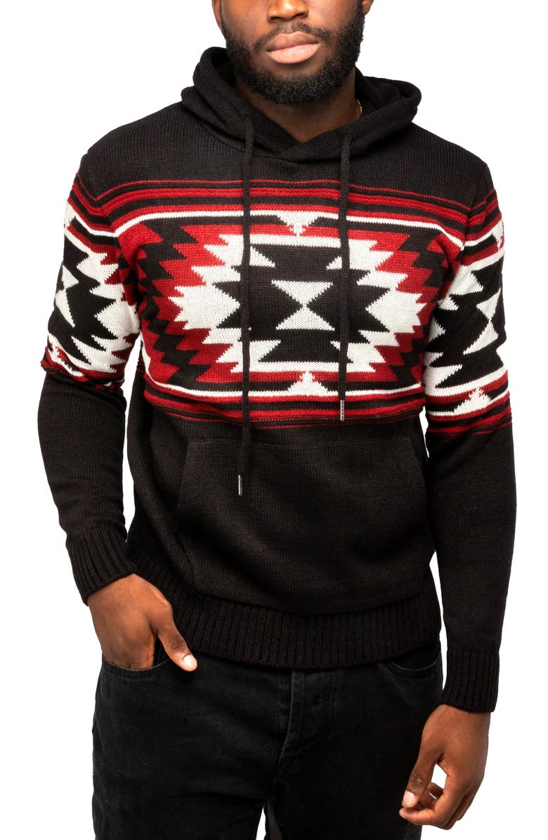 XRAY Accent Pattern Pullover Hoodie, Alternate, color, 