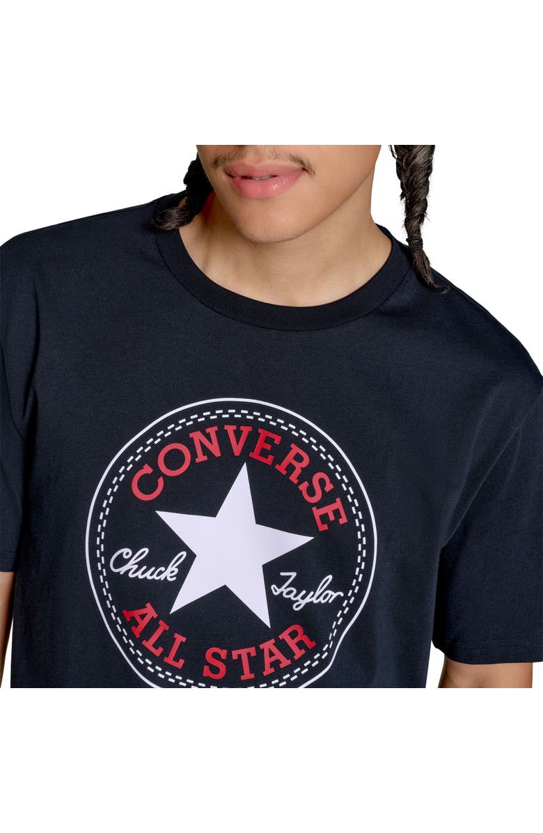 Converse Chuck Taylor All Star Logo T-Shirt, Alternate, color, Converse Black