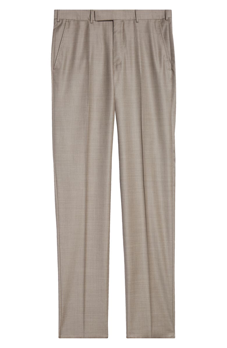 ZEGNA High Performance<sup>™</sup> Wool Trousers, Alternate, color, Md Brw Sld