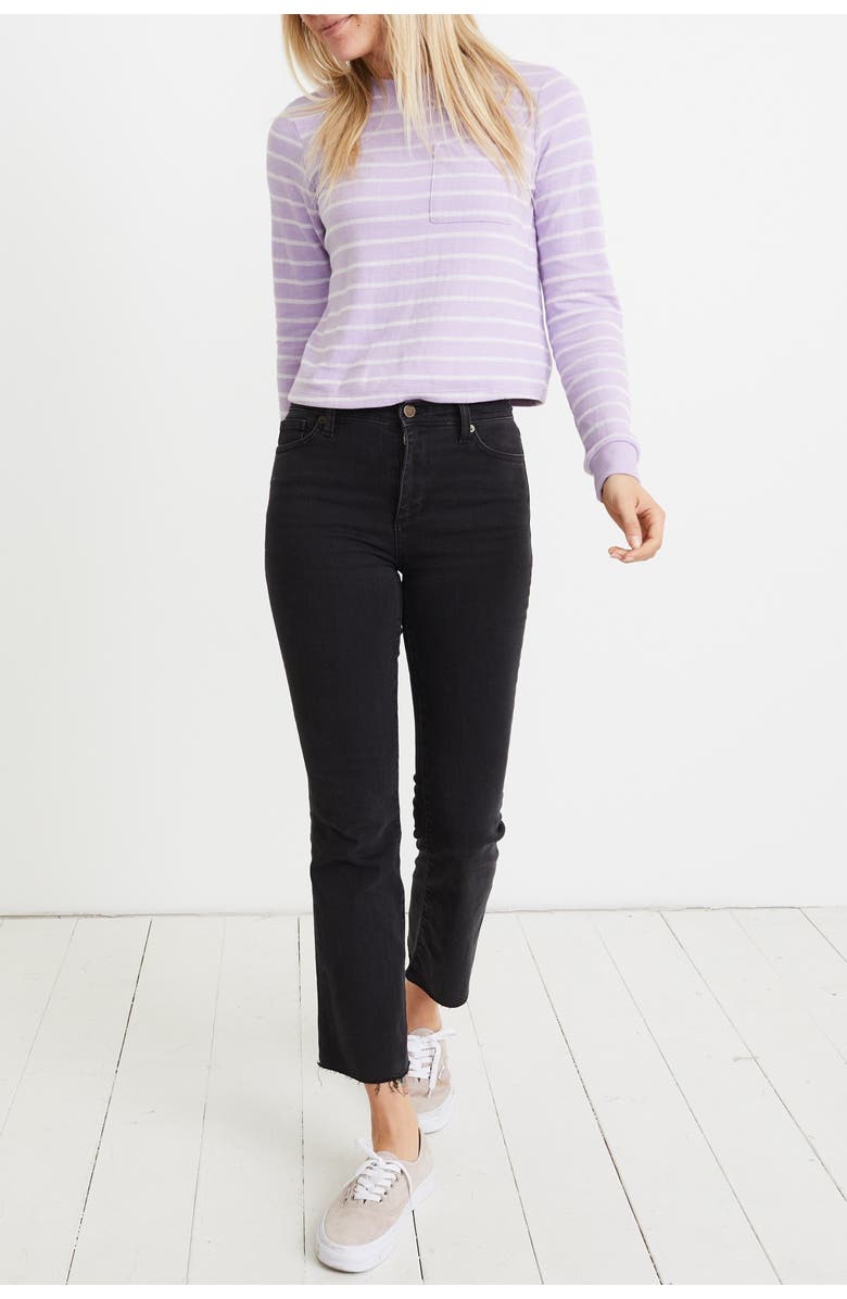 Marine Layer Stripe Crew Neck Sweater, Alternate, color, 