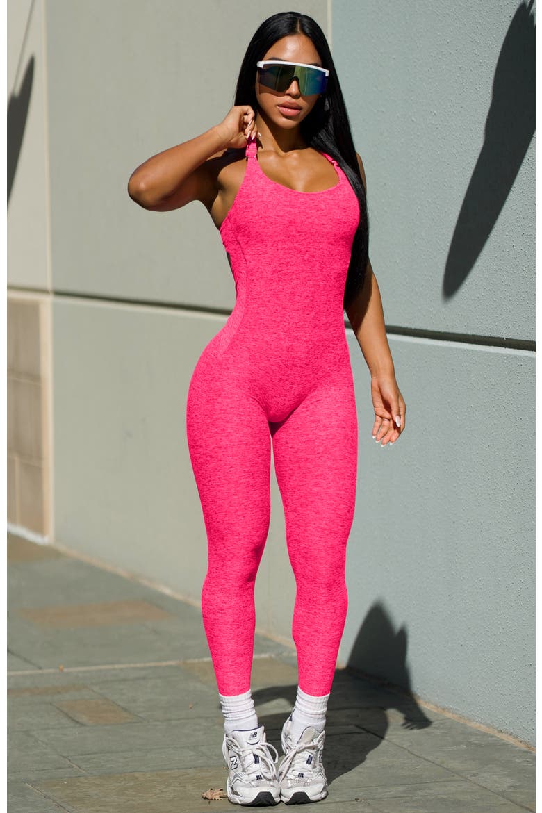 Athletic Bodysuit, Alternate, color, Neon Flame
