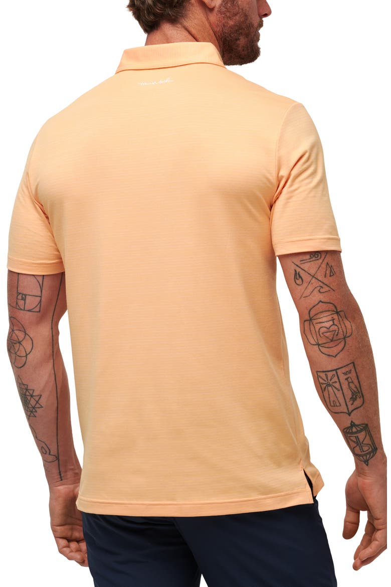 The Heater Solid Short Sleeve Performance Polo, Alternate, color, APRICOT