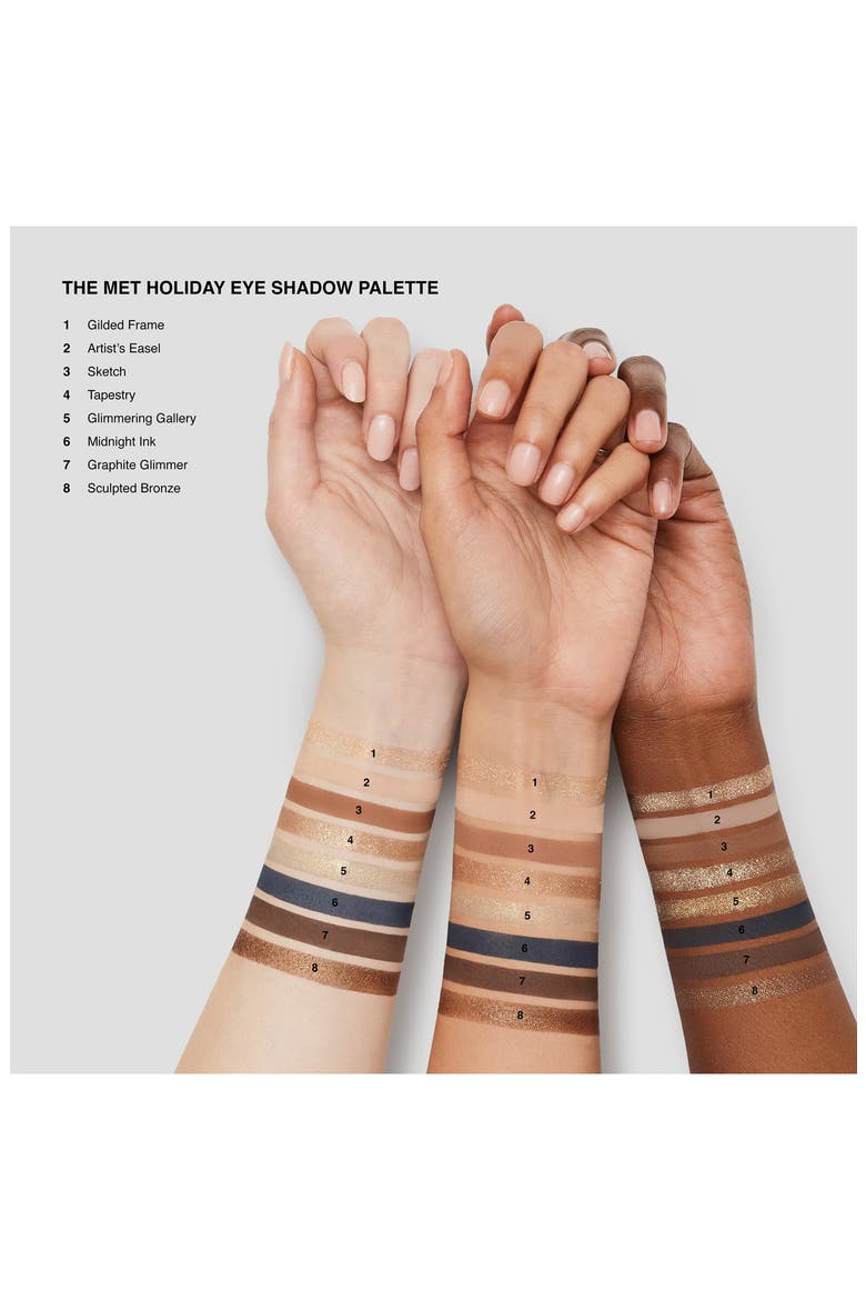 'Bobbi Brown x The Met 8-Well Eyeshadow Palette, Alternate, color, BRONZE