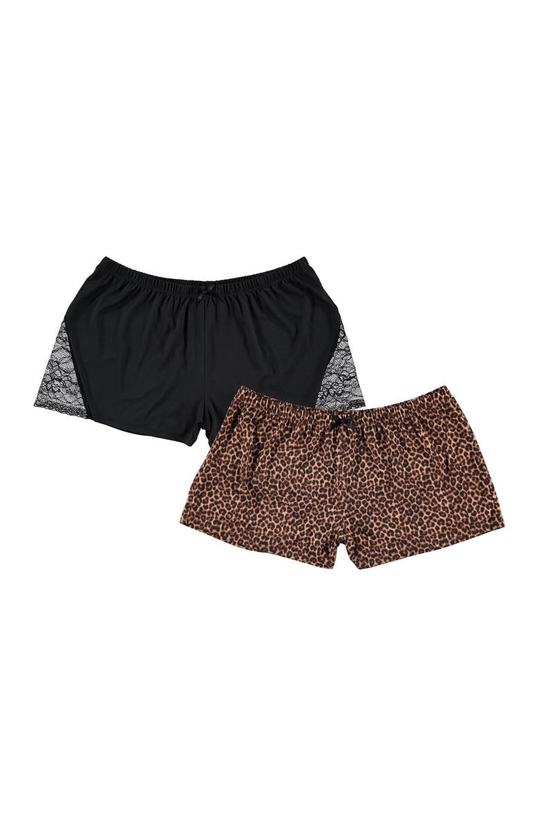 Flora Nikrooz Jersey Pajama Shorts - Set of 2, Main, color,