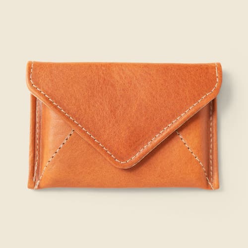 Casupo Mini Envelope Wallet With Rfid Protection In Orange