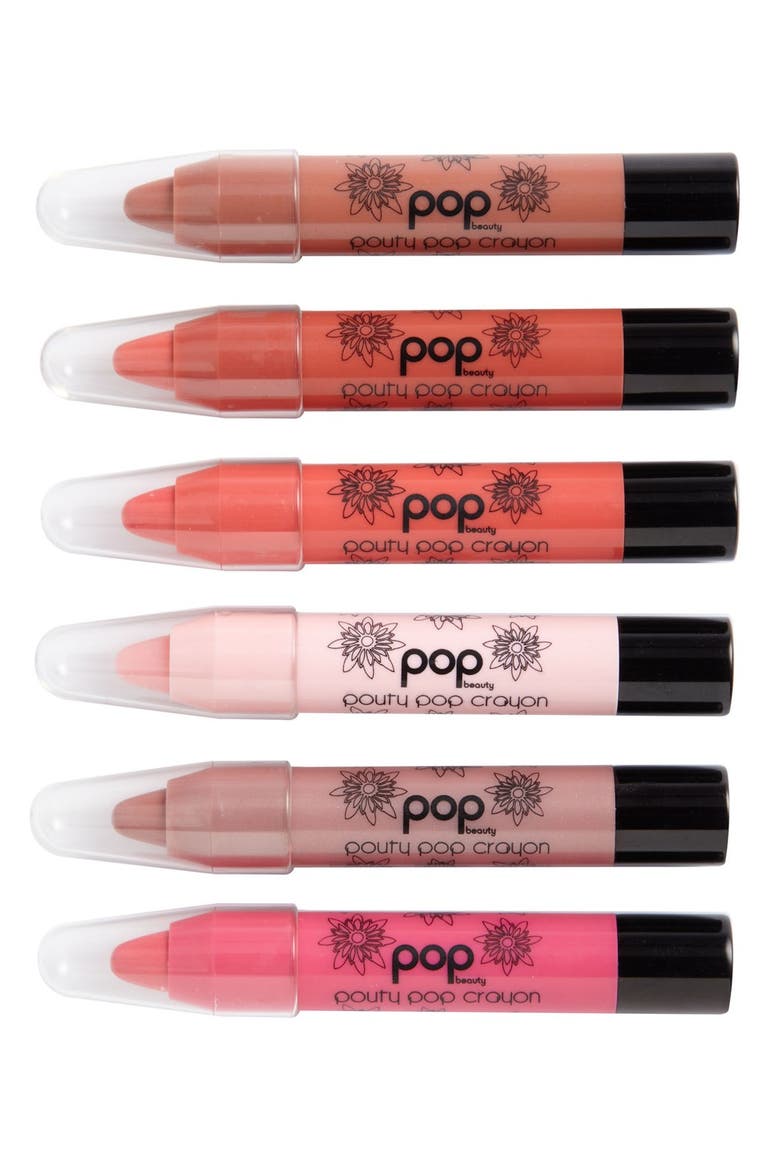 Lip Crayon Set, Main, color, PINK