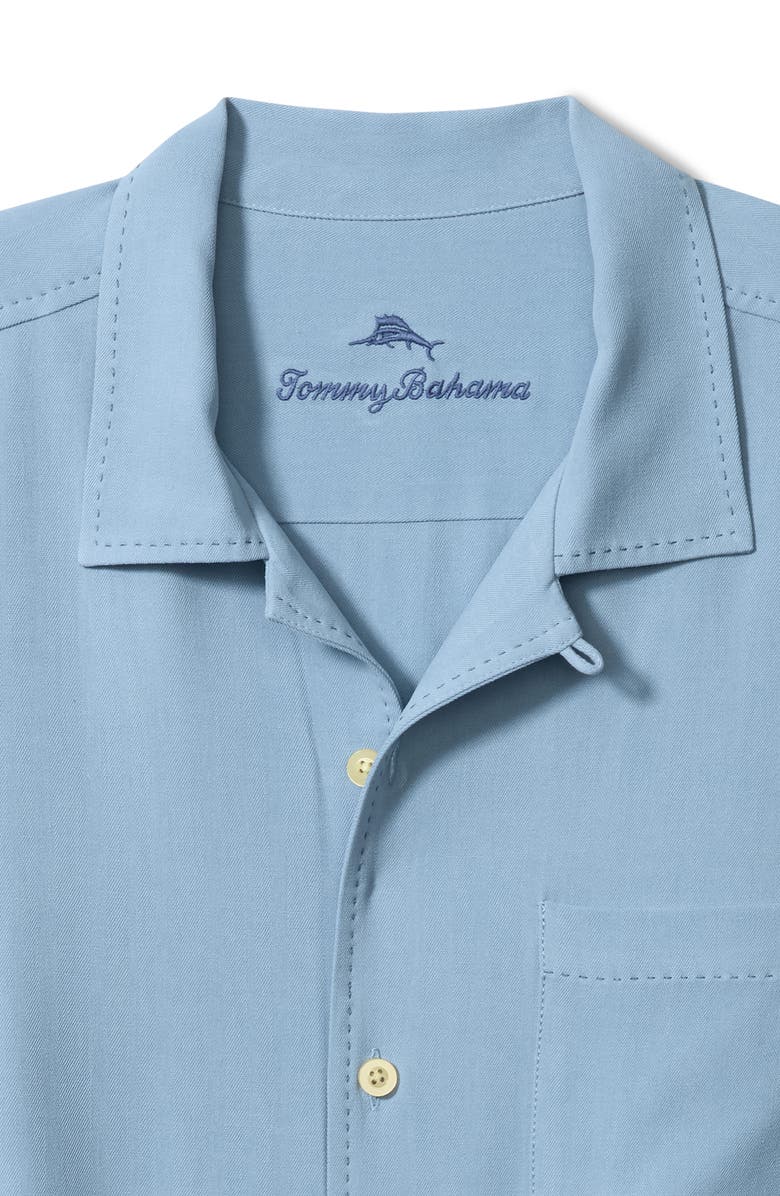 Tommy Bahama Hawaiian Herringbone Shirt, Alternate, color, Spring Poo