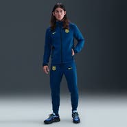 Nike Men's Nike Blue Barcelona Special Edition Full-Zip Tech Fleece Jacket