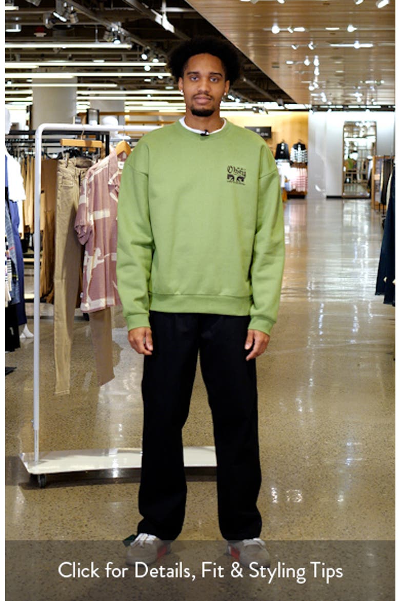 Submit Extra Heavy Crewneck Graphic Sweatshirt video