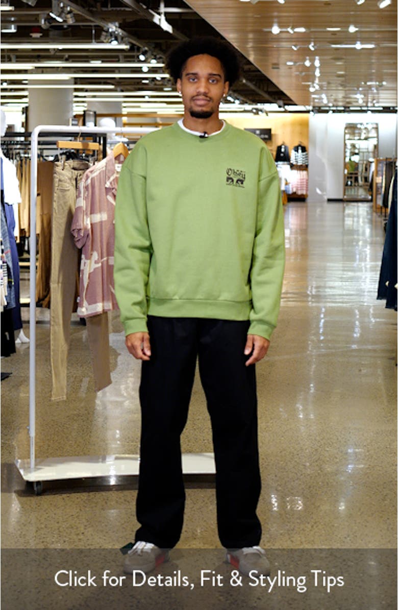 Submit Extra Heavy Crewneck Graphic Sweatshirt, sales video thumbnail