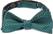 CLIFTON WILSON Polka Dot Silk Bow Tie