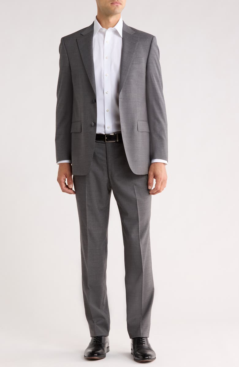Peter Millar Flynn Classic Fit Wool Suit, Main, color, Grey