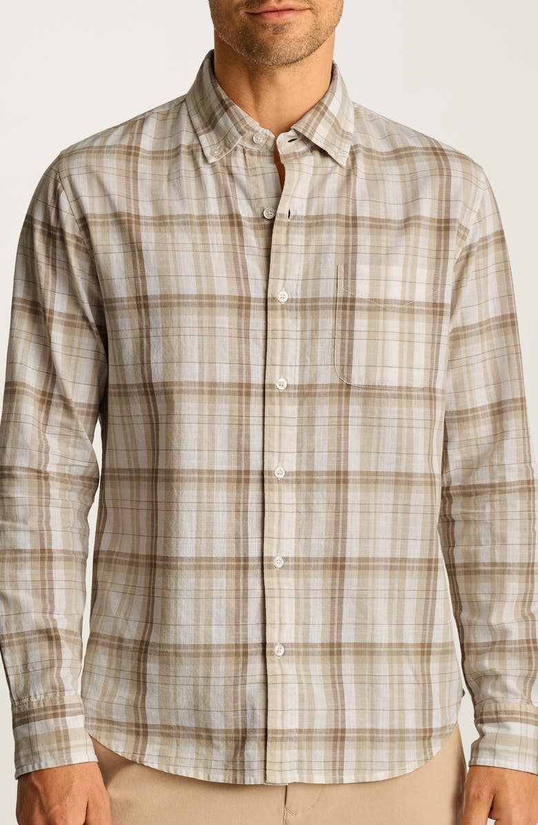 Bonobos Slim Fit Plaid Cotton Madras Button-Down Shirt, Main, color, Gorvy Plaid W Slub C28