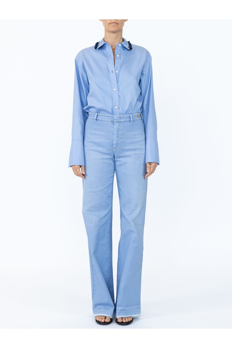 Jerry High rise flare jeans, Alternate, color, Pale Blue