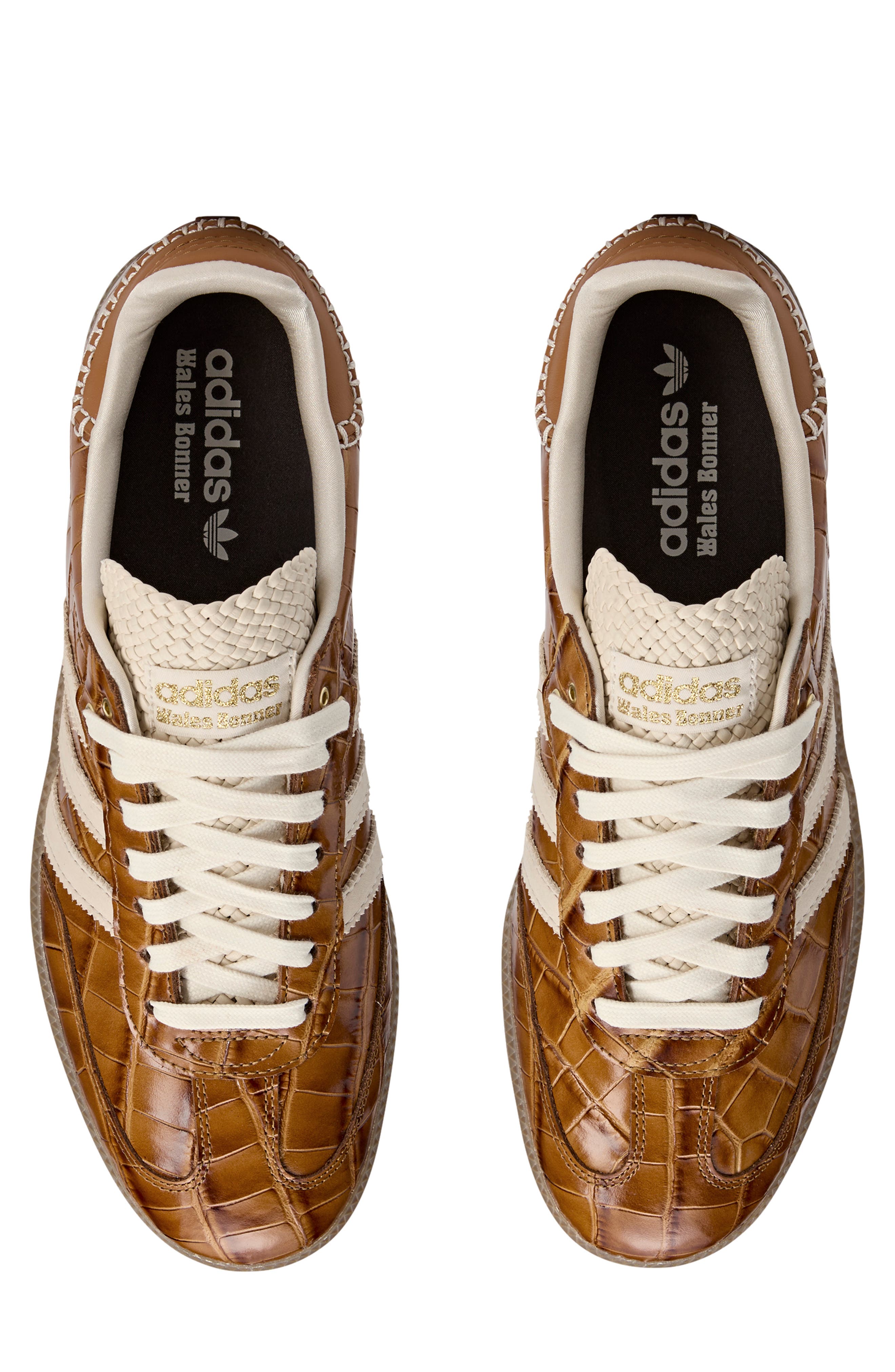 ADIDAS X WALES BONNER x Wales Bonner Gender Inclusive Samba Croc Embossed Leather Sneaker, Alternate, color, 