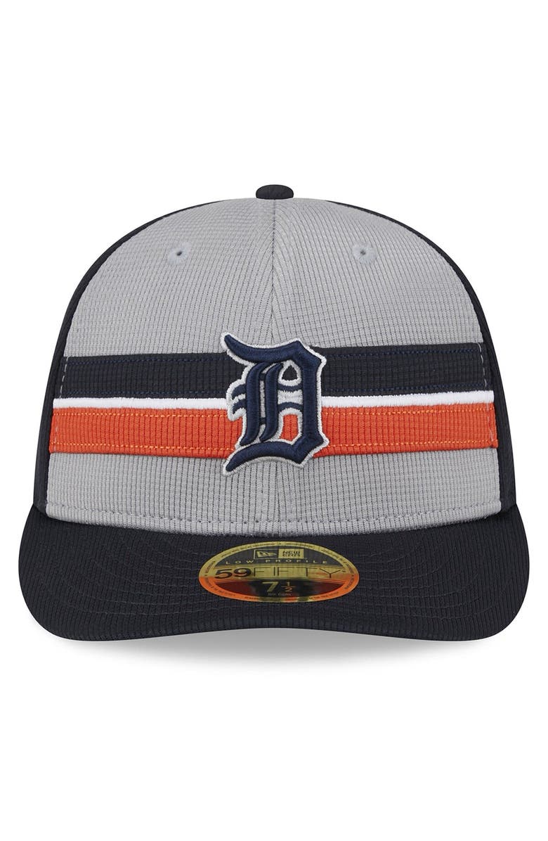 New Era Men's New Era Gray Detroit Tigers 2024 Batting Practice Low Profile 59FIFTY Fitted Hat, Alternate, color, Gray