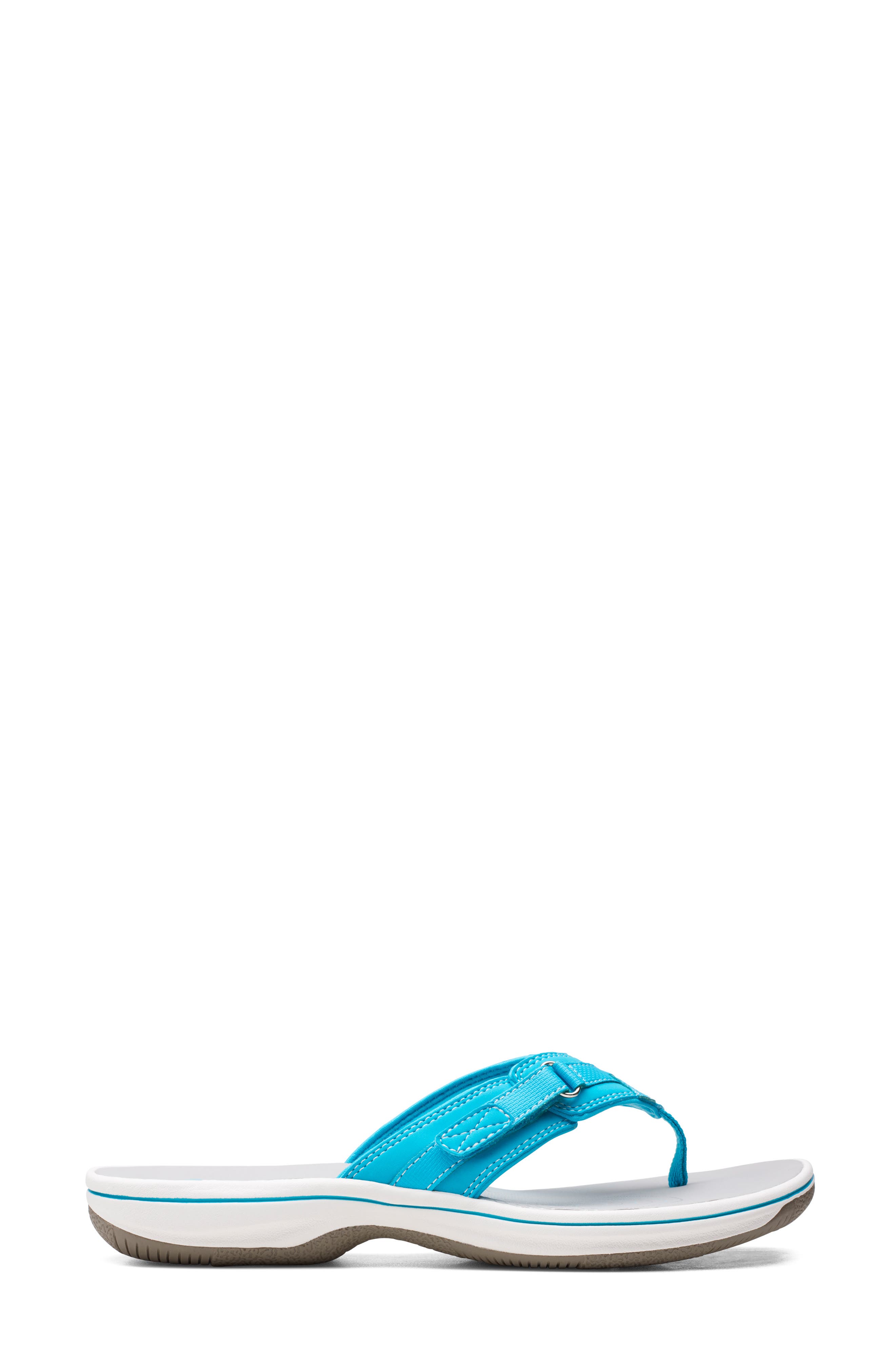 Clarks<sup>®</sup> Breeze Sea Flip Flop Sandal, Alternate, color, Aqua Synth
