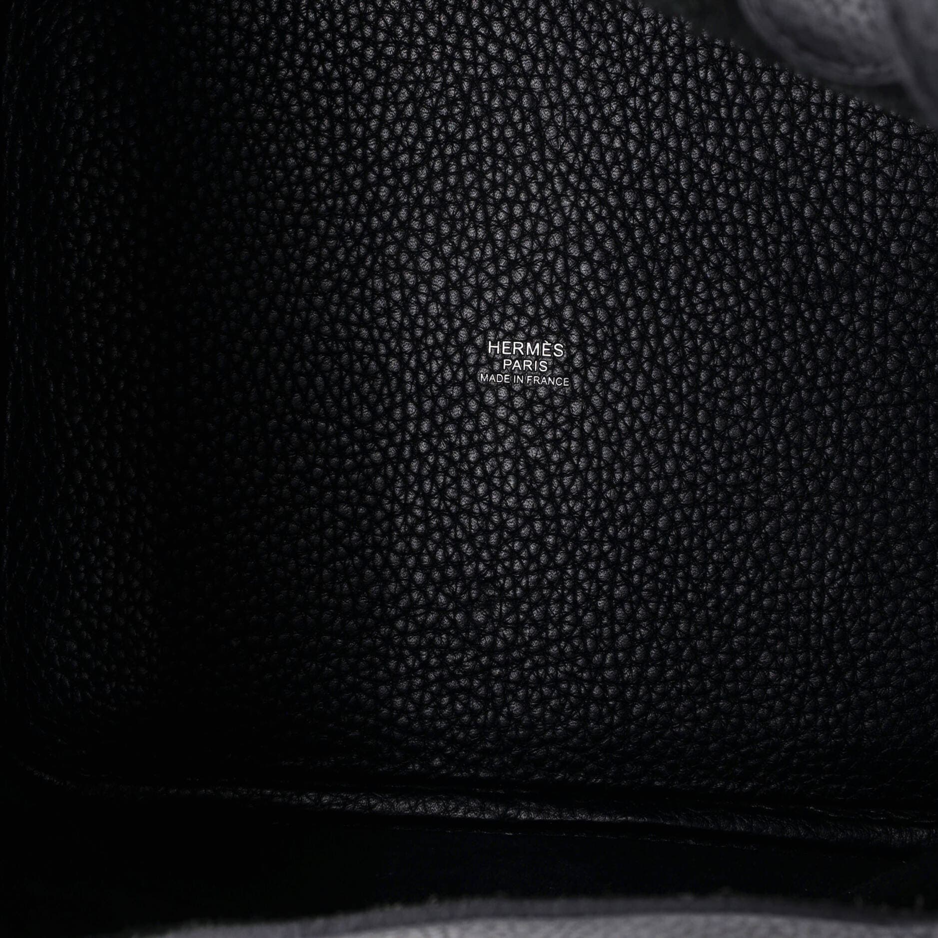 Pre-Owned Hermes Picotin Lock Bag Clemence MM, Alternate, color, Noir