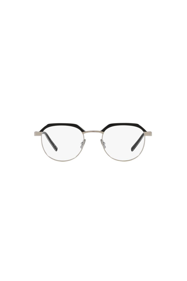 50mm Round optical glasses, Alternate, color, Black