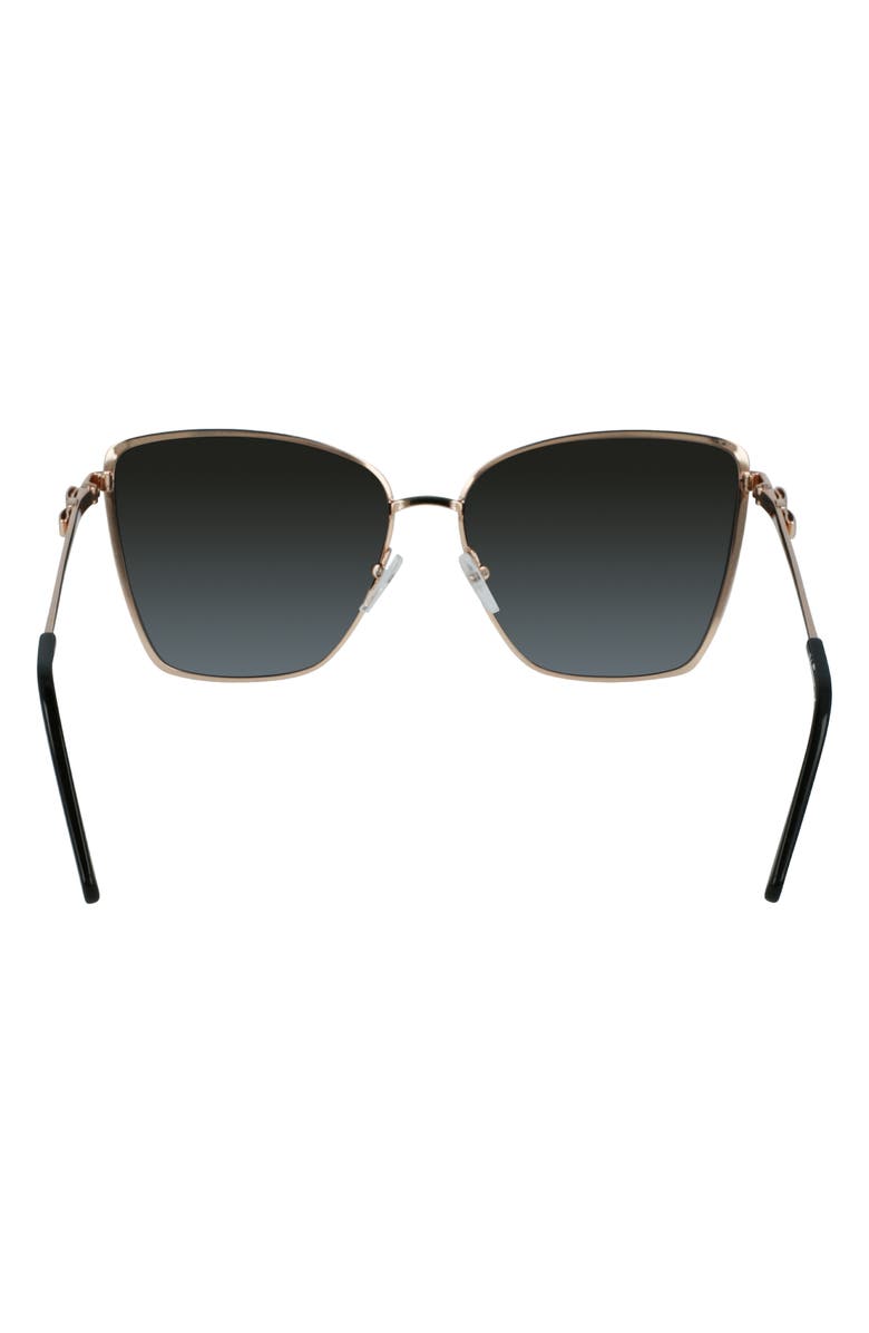FERRAGAMO Vara 59mm Rectangular Sunglasses, Alternate, color, 