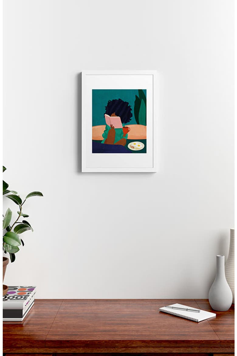 Stay Home No. 5 Framed Wall Art, Alternate, color, BLUE