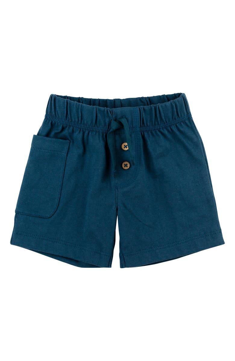 Oliver & Rain Whaleshark Romper, Graphic Tee, Shorts & Bandana Bibs Gift Set, Alternate, color,