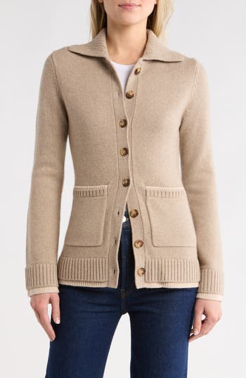 Rag & Bone Danica Wool & Cashmere Cardigan In Neutral