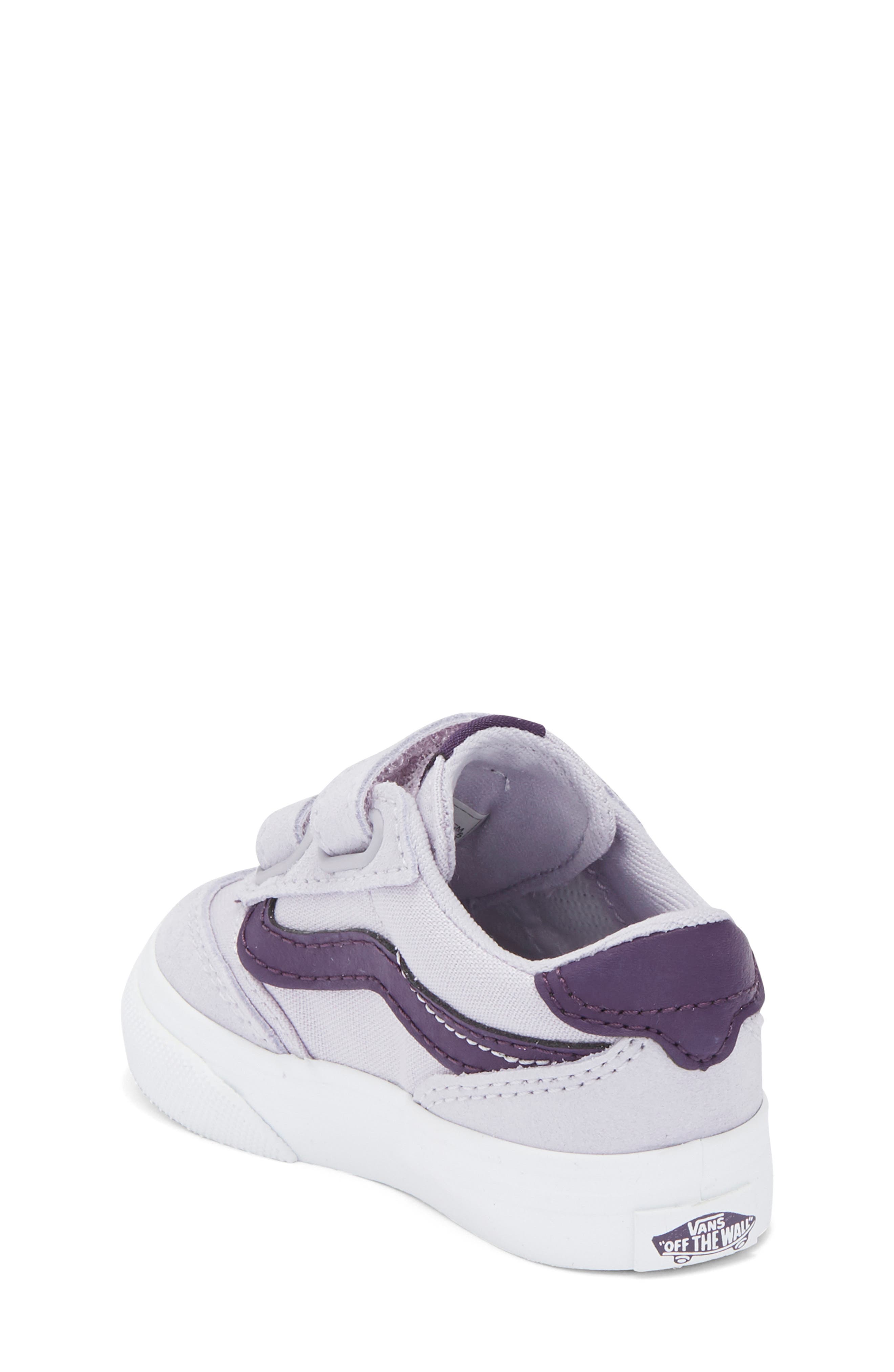 Vans Kids' Brooklyn Sneaker, Alternate, color, 2 Tone Canvas/ Suede Lilac