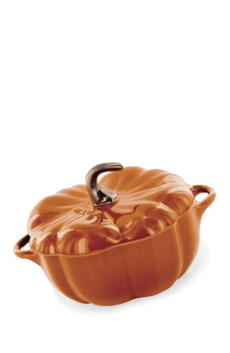 Staub Petite Pumpkin Cocotte, Main, color, Burnt Orange