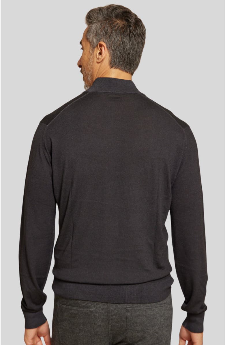 Rye 51 The Archer Long  Sleeve Sweater, Alternate, color, Black