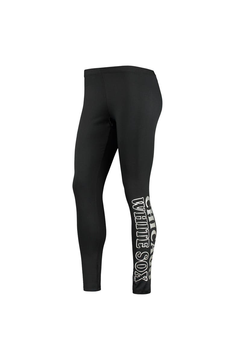 G-III 4HER BY CARL BANKS Women's G-III 4Her by Carl Banks Black Chicago White Sox Stadium Leggings, Alternate, color, Black