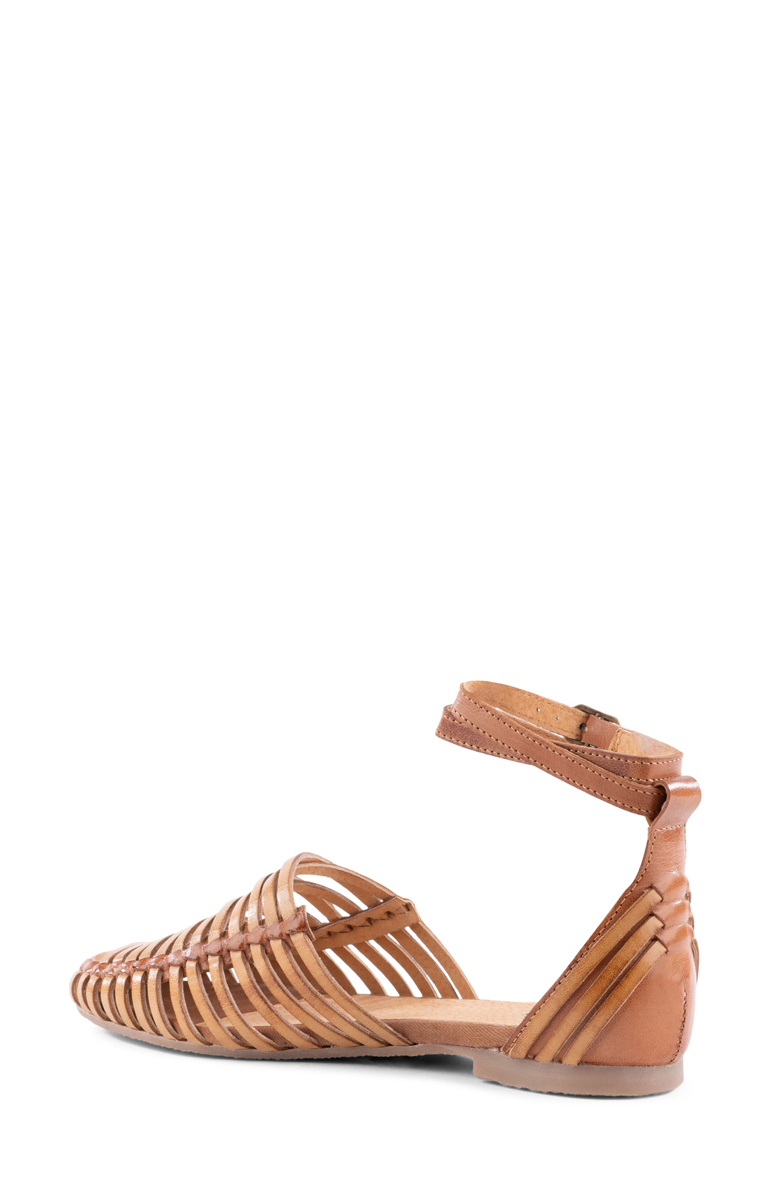 Seychelles Trinket Ankle Strap Flat, Alternate, color, Cognac