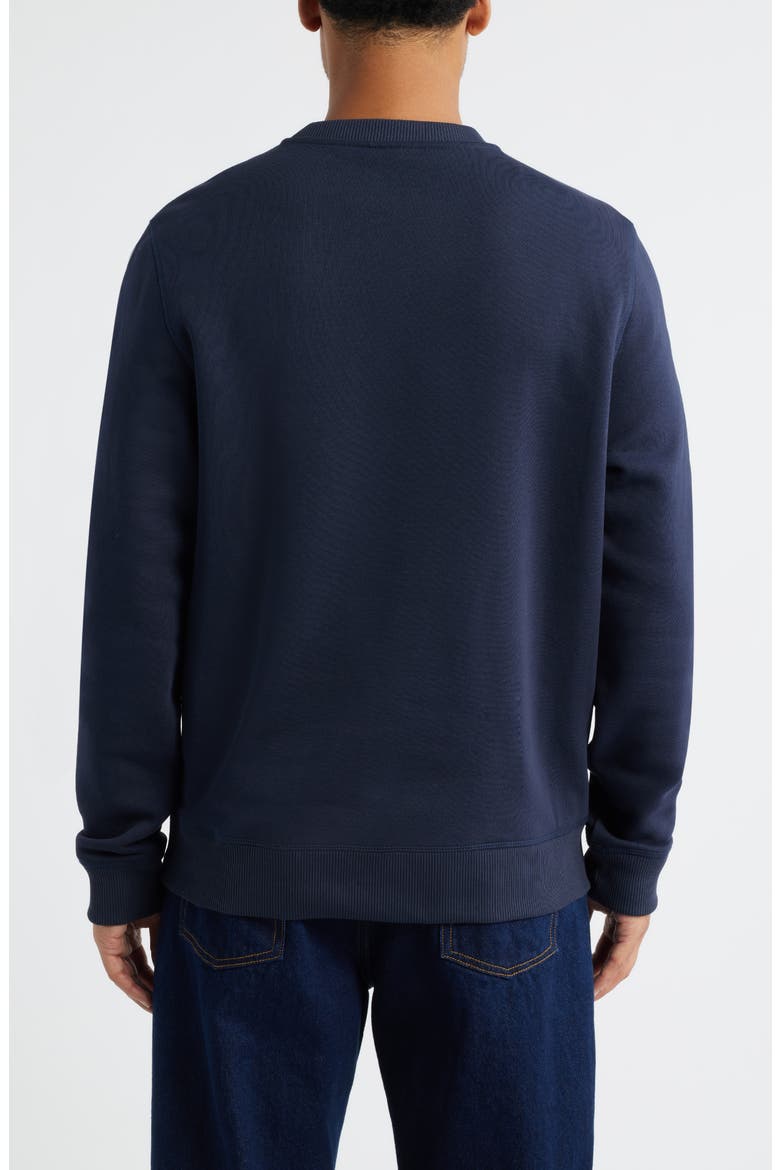Regular Fit Embroidered Graphic Sweatshirt, Alternate, color, VERY DARK NAVY