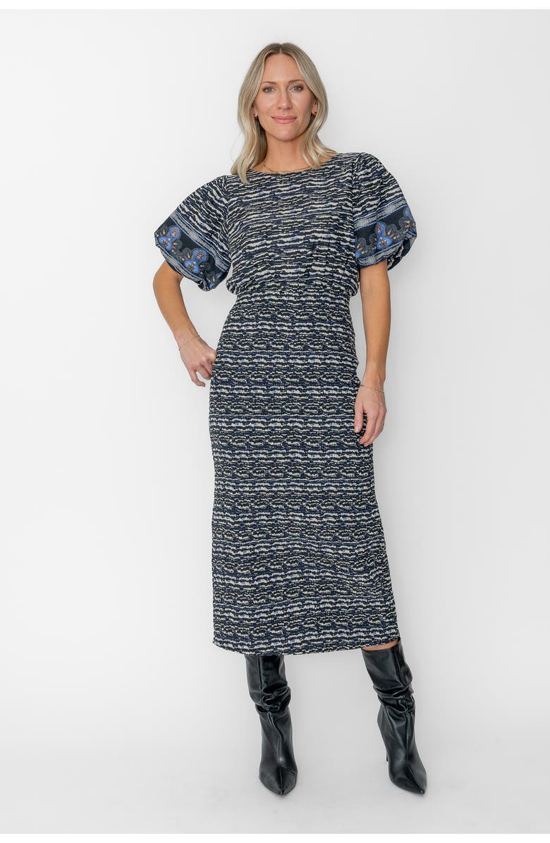 West Of Josette Midi Dress, Main, color, Multi