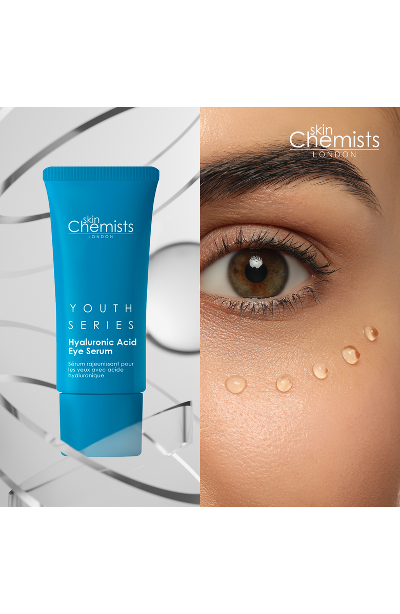 SKINCHEMISTS Youth Series 1.5% Hyaluronic Acid Eye Serum 15ml x 2 Duo Pack, Alternate, color, White