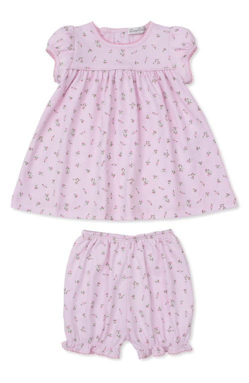 Kissy Kissy Babies'  Garden Roses Dress & Bloomers In Pink