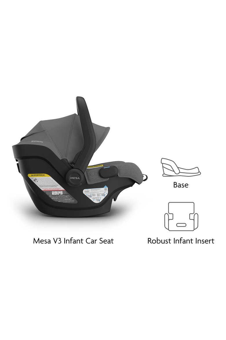 Mesa V3 Infant Car Seat, Alternate, color, GREYSON