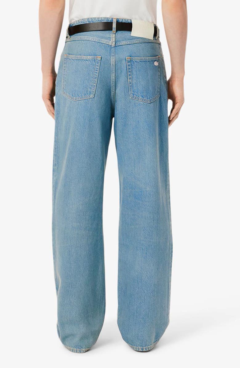 Lacoste Loose Fit Jeans, Alternate, color, Washed Bleach