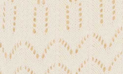 Melrose And Market Mixed Stitch Sweater Vest In White