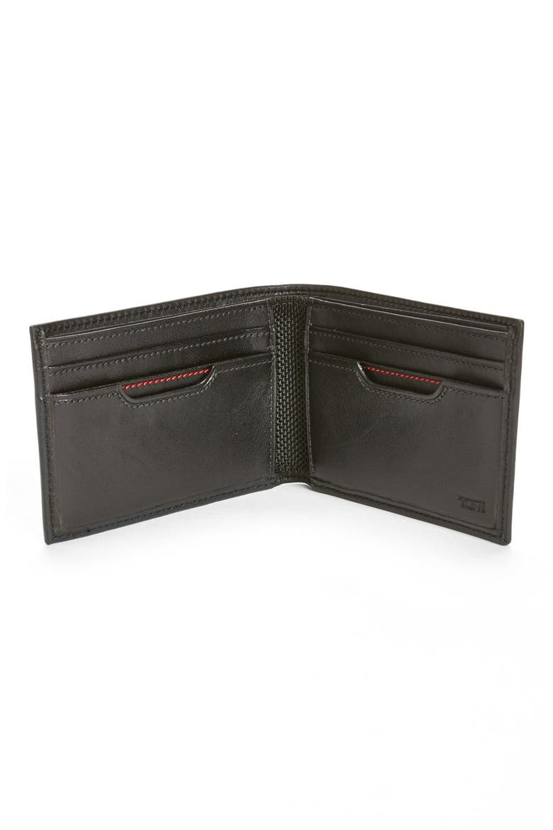 'Delta' Slim Single Billfold, Alternate, color, BLACK